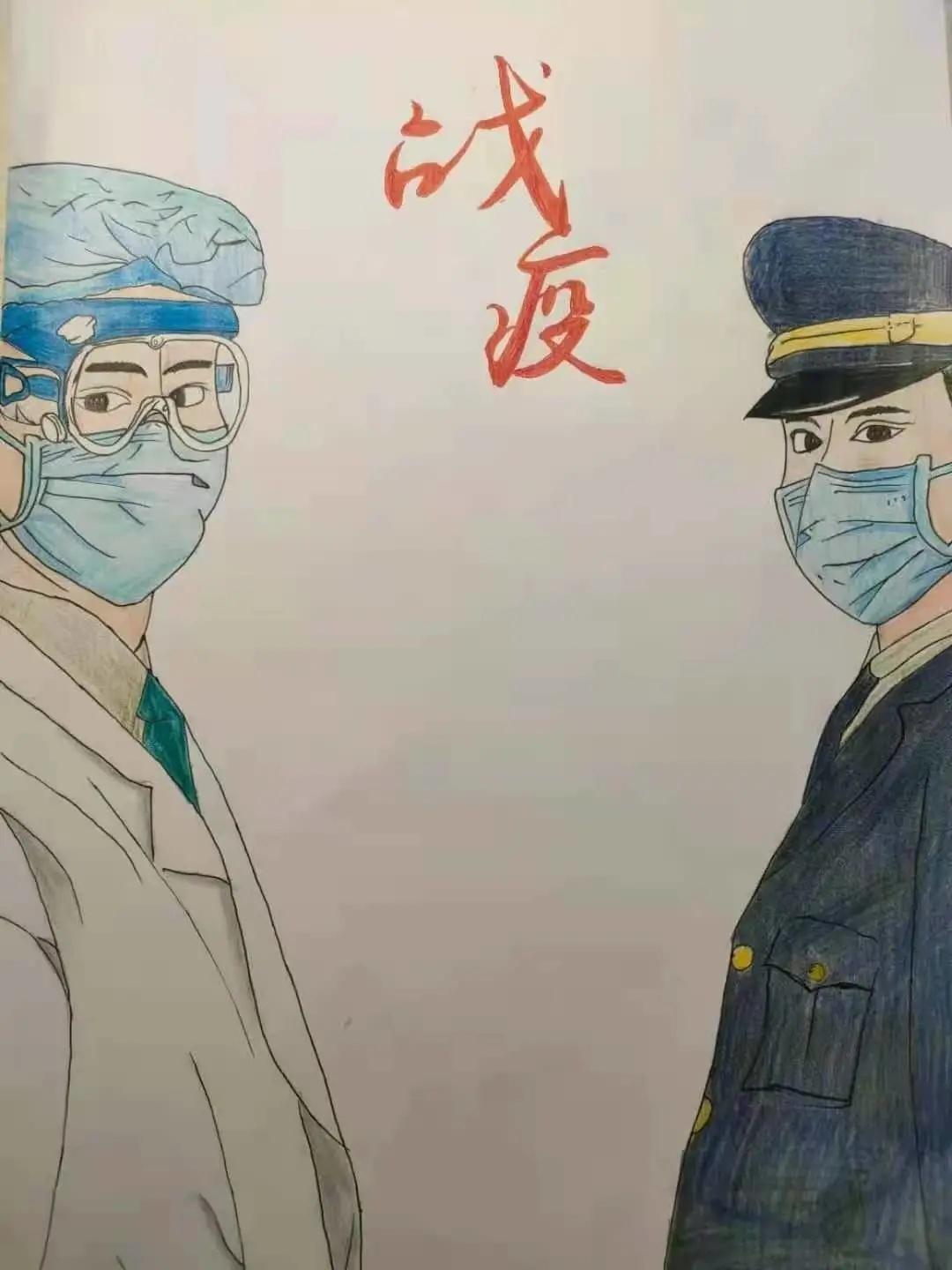 江苏响水“警娃”为爸妈加油