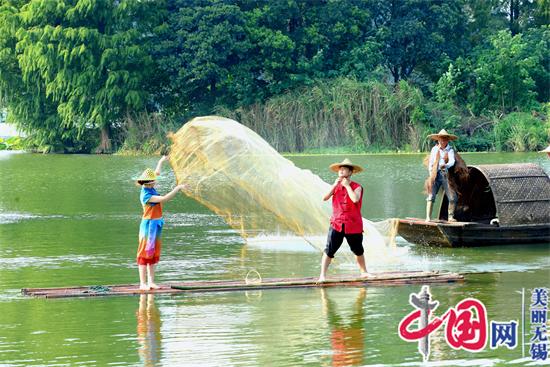 太湖鼋头渚 中秋渔家风情游客欢