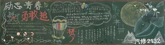 励志青春 勇敢追梦 我们都是追梦人——江苏省兴化中专新学期首次主题黑板报评比活动
