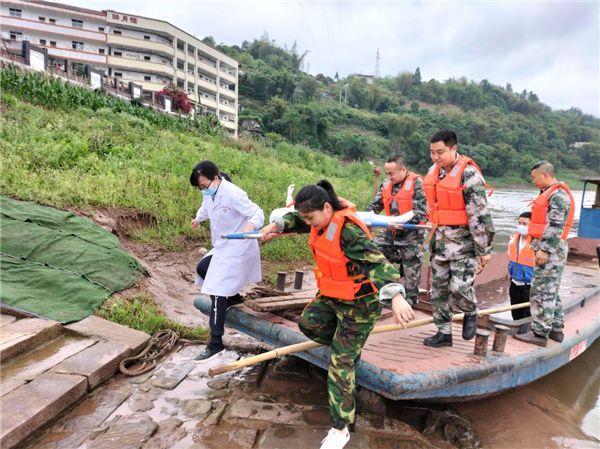 合江县开展2022年水上交通人命救助应急联合演练