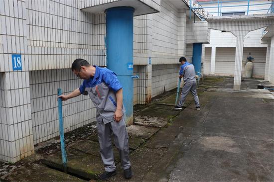 江西吉安水务集团开展水质污染应急演练