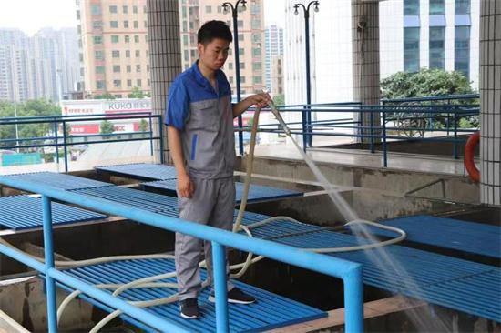 江西吉安水务集团开展水质污染应急演练