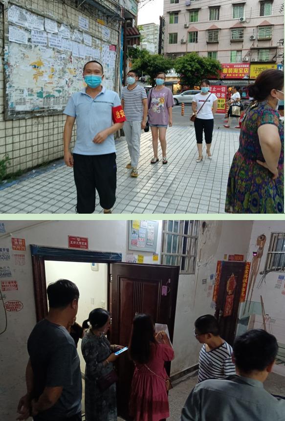 安岳县启明九年制学校红石榴志愿服务队参与疫情防控