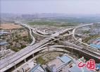 姜堰南绕城项目全面转入上部桥梁施工 预计省运会前部分高架主干道贯通