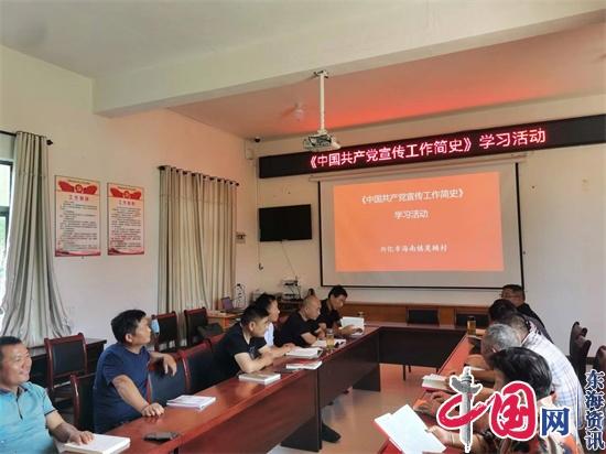 兴化市海南镇：召开《中国共产党宣传工作简史》专题学习会