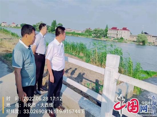 兴化市钓鱼镇：汛前检查 提升水质