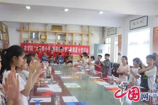 南京农业大学大学生志愿队来到兴化市安丰镇调研
