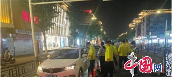 兴化市交通执法大队联合公安交警部门开展非法营运车辆整治行动
