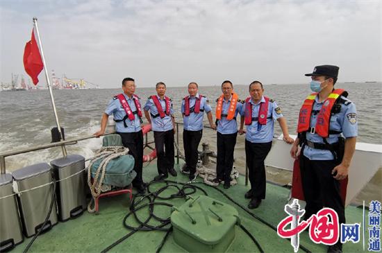 南通海门：开展长江禁渔联合专项执法行动