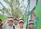 泰州队获省运会青少年部网球赛团体金牌