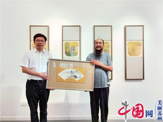 《自在清风》柳承宗扇画作品展在苏州开幕！