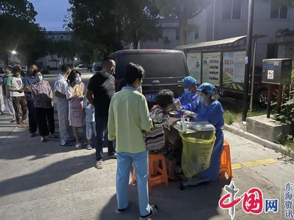 战酷暑，控疫情——兴化市城北社区卫生服务中心全员核酸检测在行动