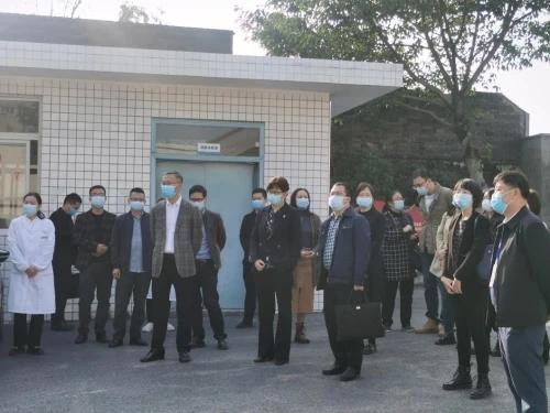 富顺县代寺镇中心卫生院接受医卫次中心省级验收