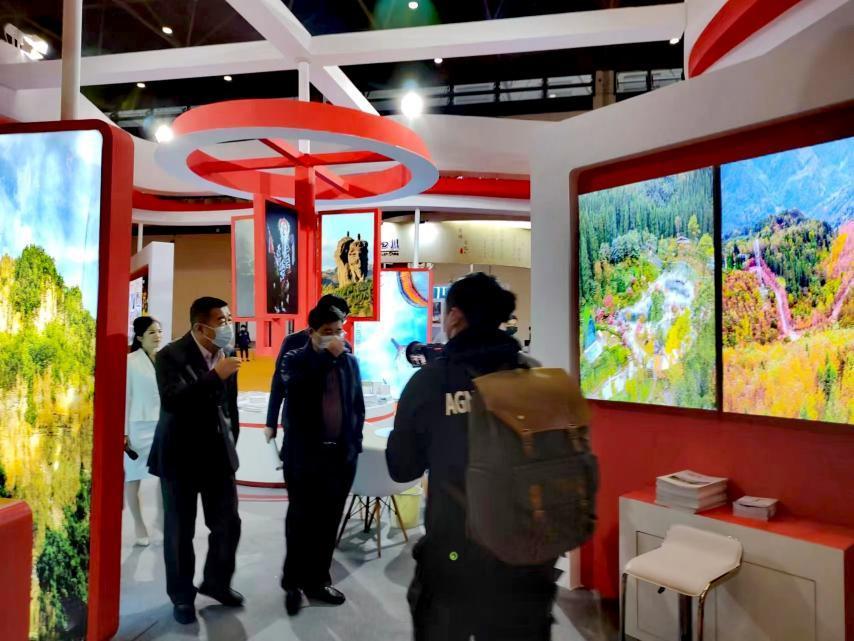 北京文化旅游支援合作展区精彩亮相海南休博会