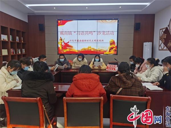 兴化市戴南镇开展“习语共鸣”沙龙活动
