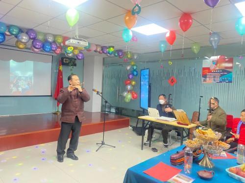 安徽六安市三道巷职业培训学校举行迎新年联欢会