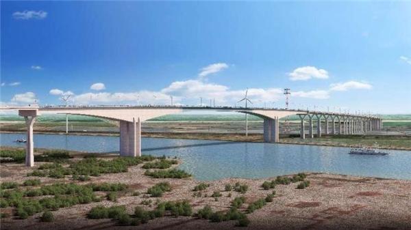 世界第一跨径梁桥！山东中建城发公司滨州G228项目套尔河特大桥主桥主墩施工完成