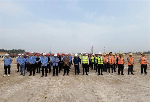 二十二冶深圳公司承建的南玻集团广西北海绿色新能源产业园项目开工！
