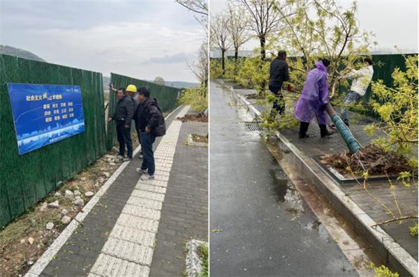 南京栖霞区栖霞街道石埠桥村社区：极端天气加强巡查 消除隐患保障平安