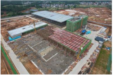 中国二十冶江西项目综合楼主体结构通过验收