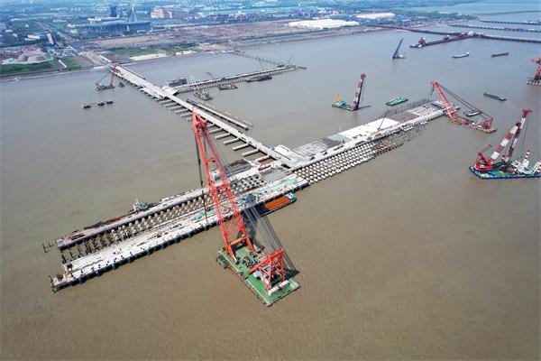 提前20天筑牢防汛屏障！上海港罗泾码头改造工程顺利完成防汛体系恢复