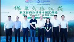 护航绿色亚运 中国太保产险浙江分公司为丽水市浙林碳汇—亚运碳中和产品提供专属保障