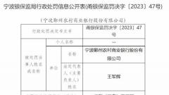 鄞州银行违规被罚 贷款“三查”不尽职