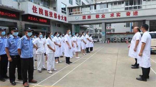 苍梧县人民医院开展2023年消防应急演练