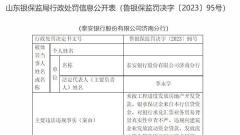 泰安银行济南分行被罚150万 存涉规向建筑企业放贷等