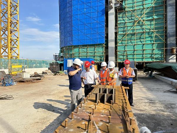 深圳市中西医结合医院项目地下室分部工程验收