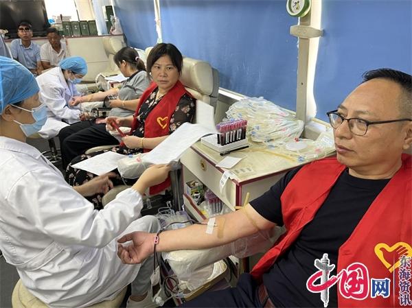 兴化荻垛镇开展新时代文明实践志愿献血活动