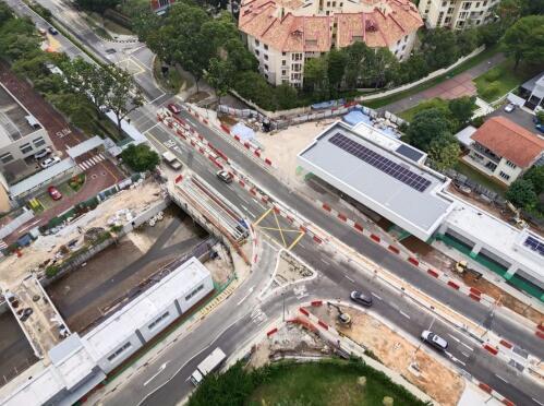 新加坡汤森东线T309实乞纳地铁站项目通过预验收
