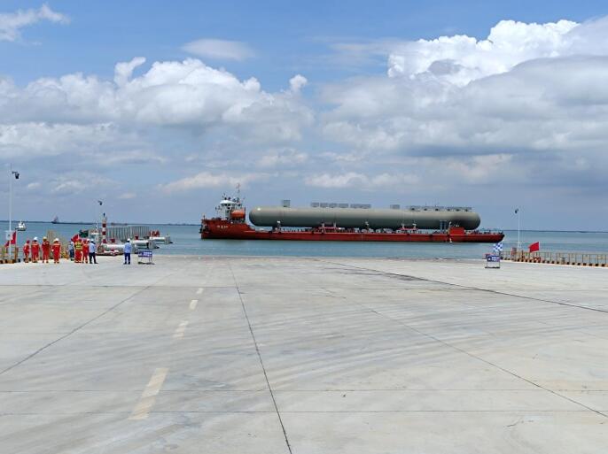 巴斯夫湛江一体化基地码头正式投入运营