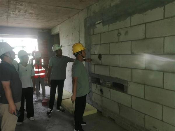 上海宝冶庐江县庞院安置点二期工程项目顺利通过主体结构验收