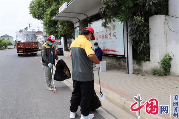 苏州黄桥街道“红骑”志愿服务队为城市管理工作助力增温