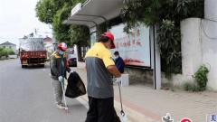 苏州黄桥街道“红骑”志愿服务队为城市管理工作助力增温