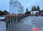 江苏南通通州区东社镇欢送新兵远赴军营