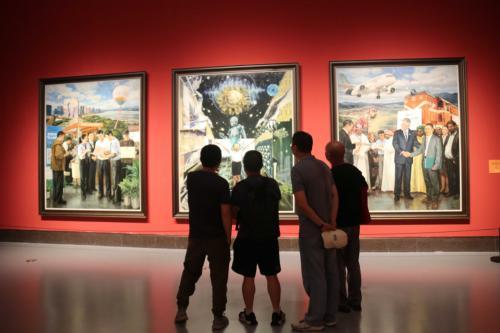 三幅油画里的“八八战略”——浙江农工党艺术家们的“铭心追梦”