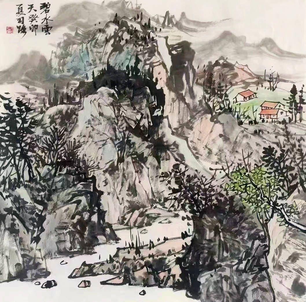 当代青年山水画家司路