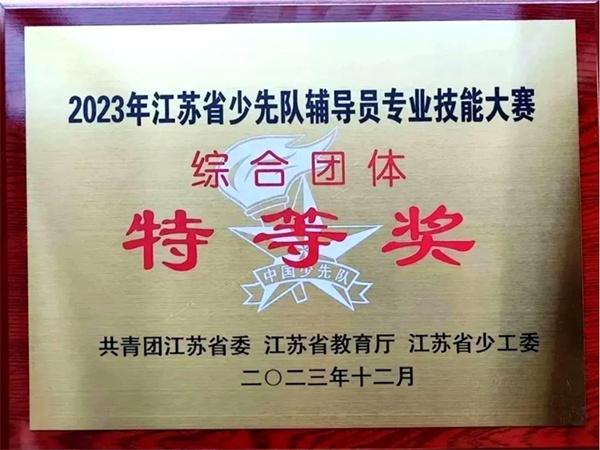 技能展示显风采 团队建设结硕果——洪泽实小教育集团在2023年省辅导员专业技能大赛中再创佳绩