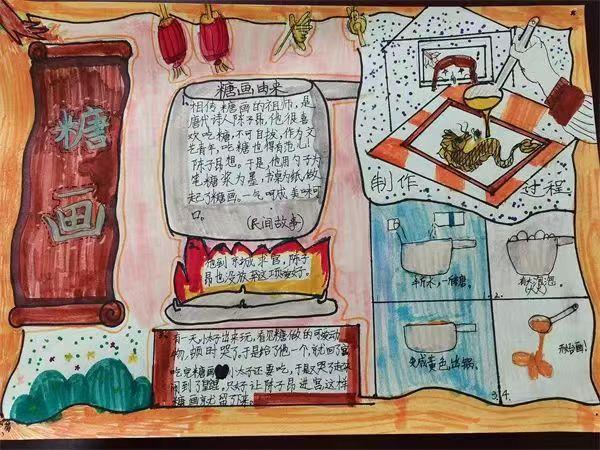 以“糖”为墨 “画”传非遗——海安城南实验小学东校区四年级开展“糖画”非遗传承实践活动