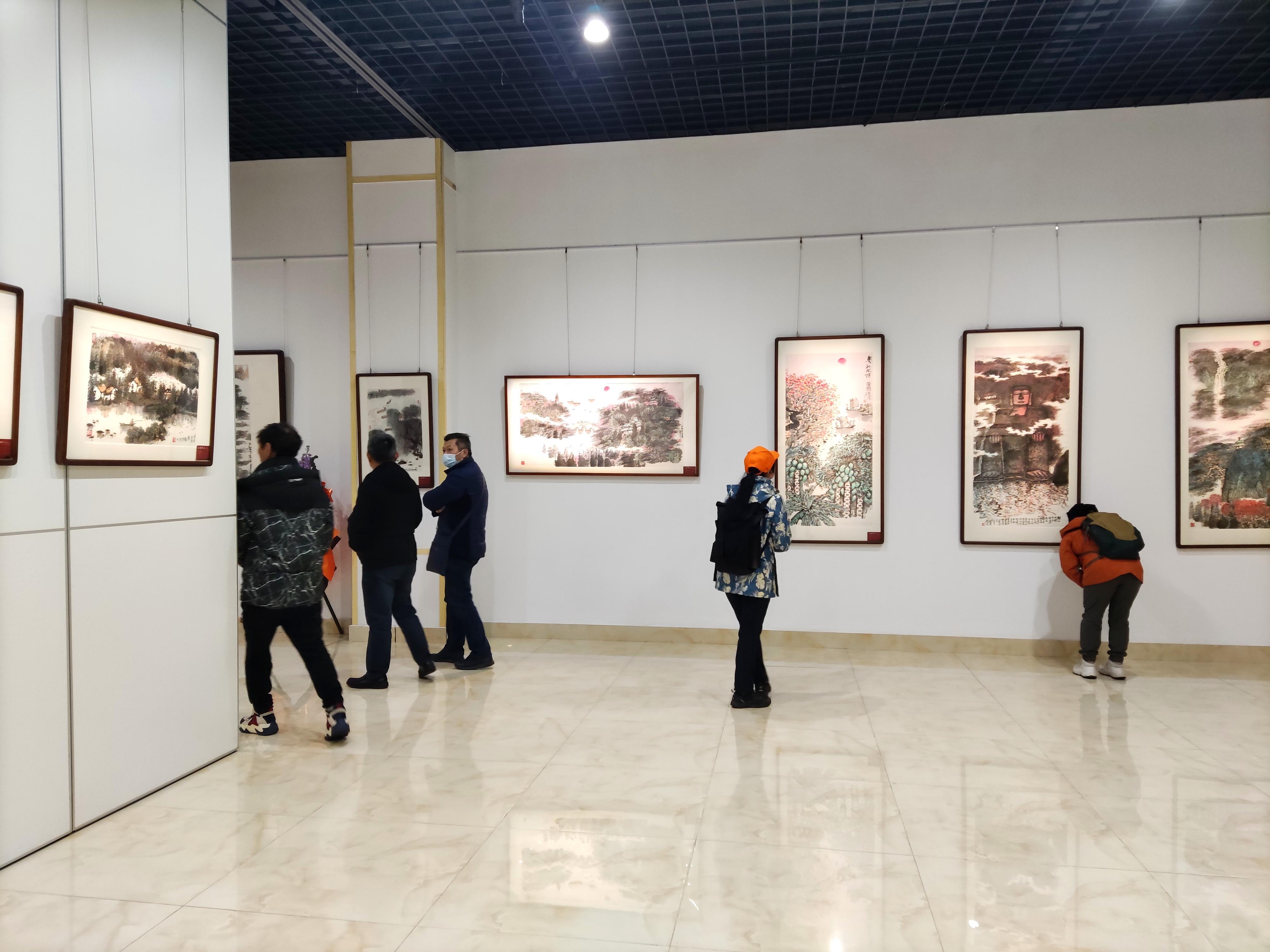 “水墨印心”罗国玮中国画作品展在南京天印山美术馆举行