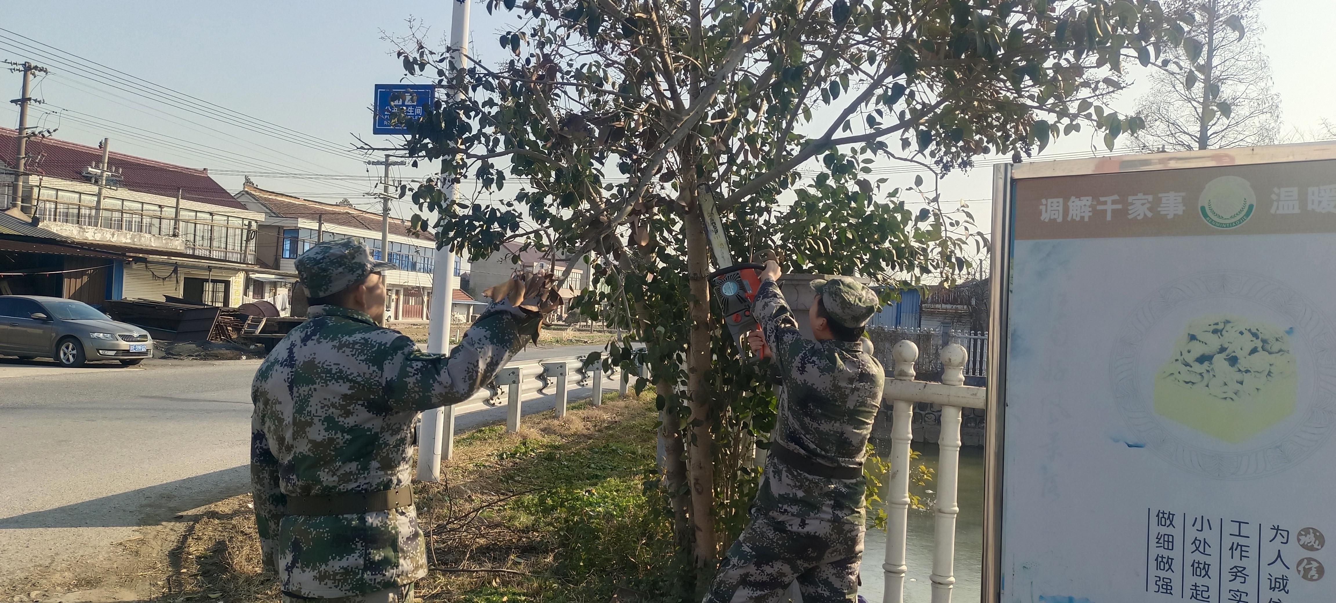 通州区十总镇：基干民兵在行动 共筑安全防护网