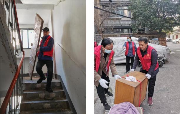 南京鼓楼区机关事务管理局积极支援社区清理楼道杂物消除安全隐患
