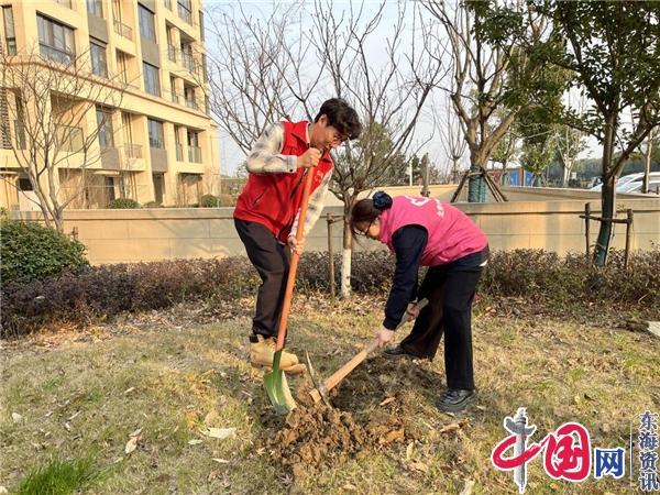 苏州北桥凤湖花园社区开展“植廉于心 树德于行”植树节活动