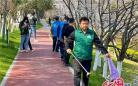 南京雨花街道：赏花盛季“绿蓝马甲”在行动