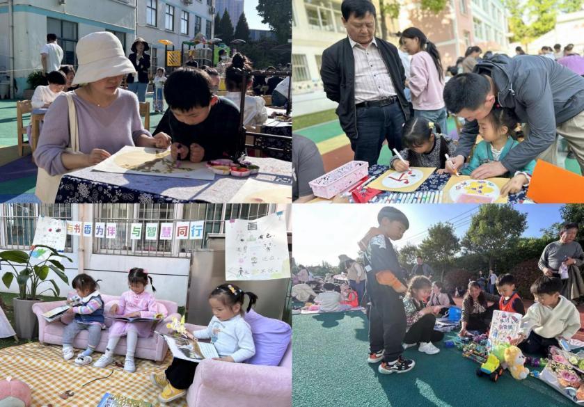 淮安市新村社区与承德路幼儿园联办“幼儿读书节”