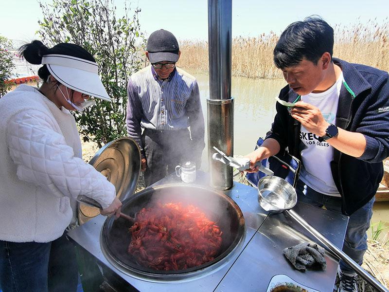 乐享靓美渔村渔家风情大灶台野趣