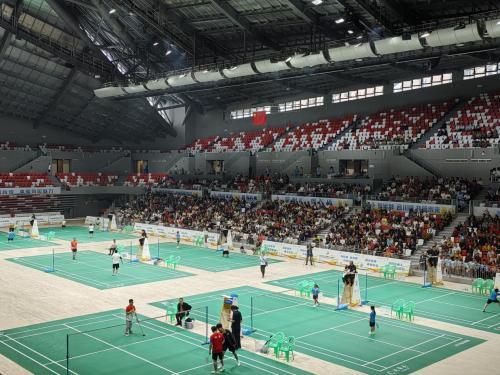精彩首秀！重庆市第七届残疾人运动会开赛仪式和羽毛球项目竞赛在合川体育中心举行