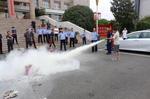 上蔡县人民法院组织开展消防安全培训及应急演练活动